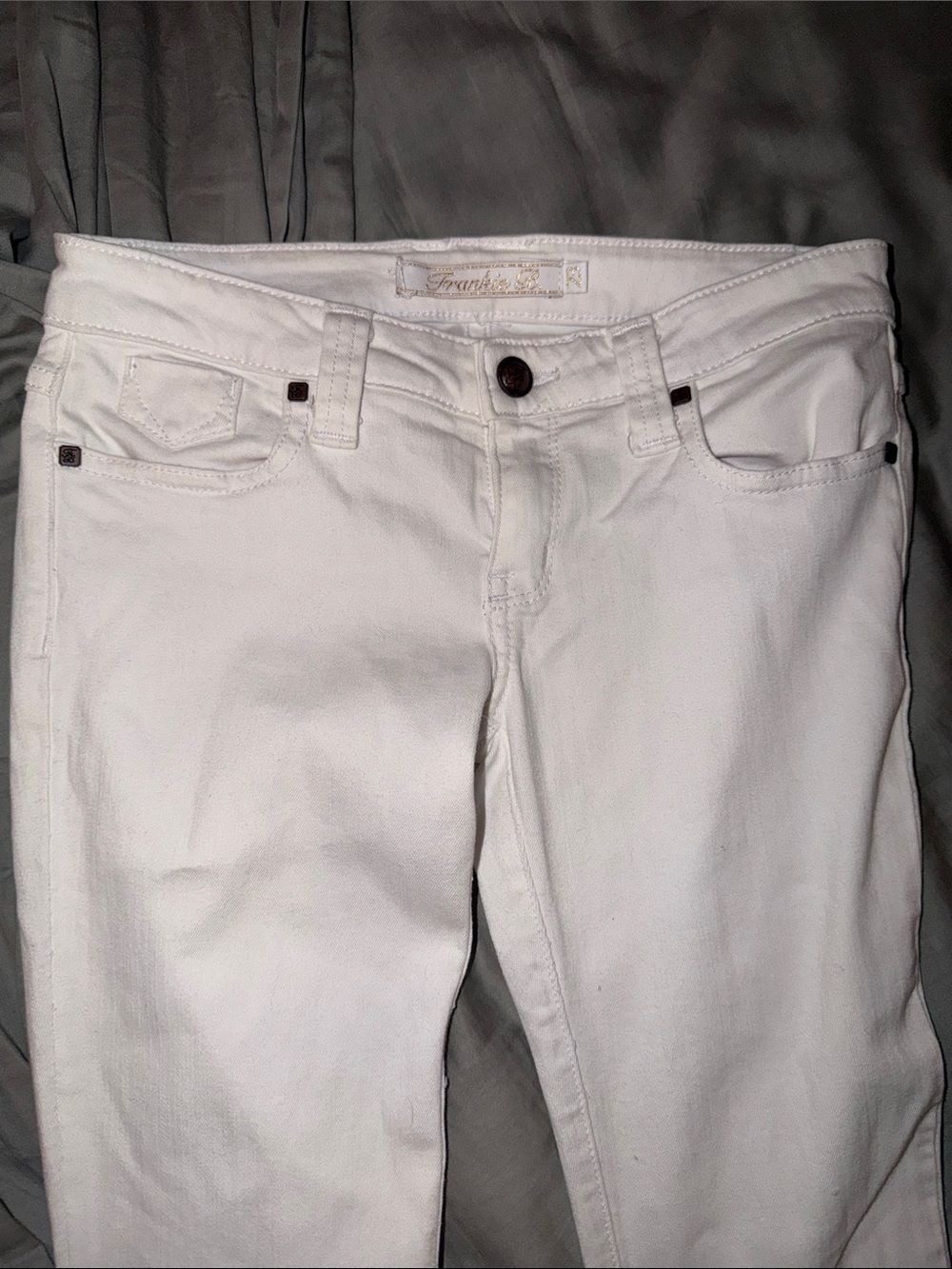 Frankie B. Flare Bellbottom Jeans F Studded Pockets - RARE - Picture 5 of 6